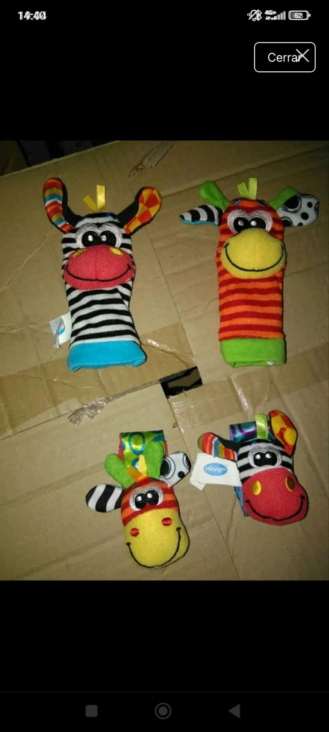 Set sonajeros bebé pies y manos